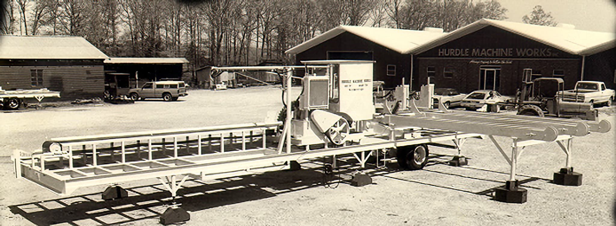 A mill ready to pick up at our shop in the 1980's